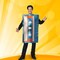 Get Real Cassette Tape Costume Adult Throwback Foam Tunic Outfit